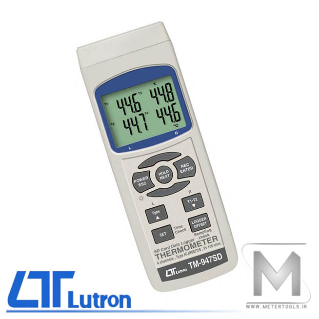4 lutron tm 947sd ترمومتر 4 کاناله