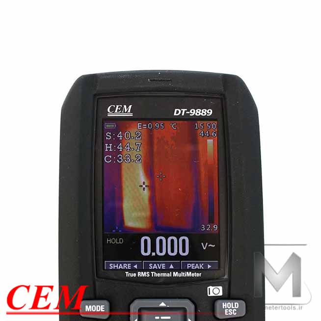 مولتی متر صنعتی با دوربین حرارتی داخلی DT9889 CEM